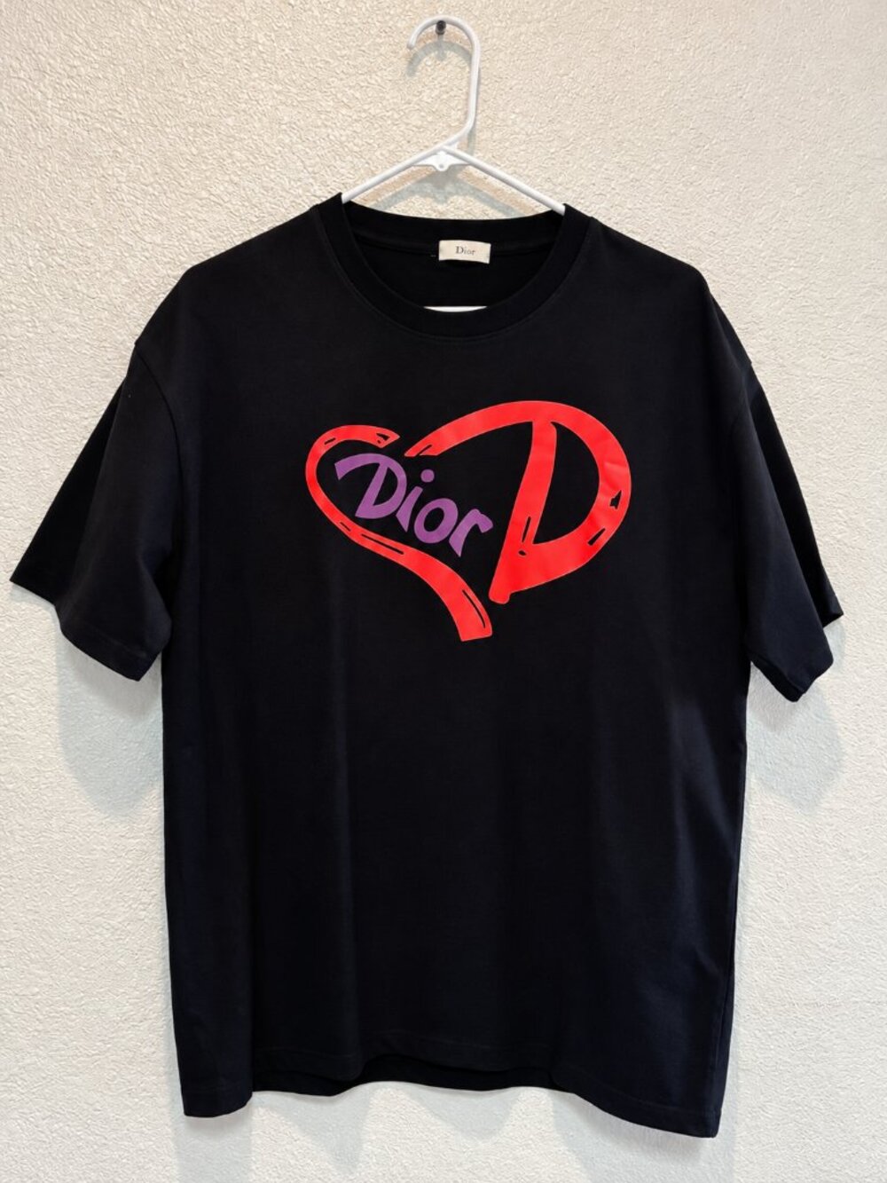 Dior x KAWS Black Graphic T-Shirt